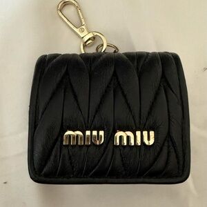 Miu Miu Black and Gold Phone Case